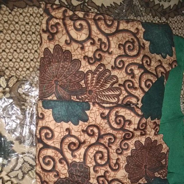 Gamis Batik Rempel Misya Style Baju Batik Muslim Wanita Modern Gamis Syari Asdf