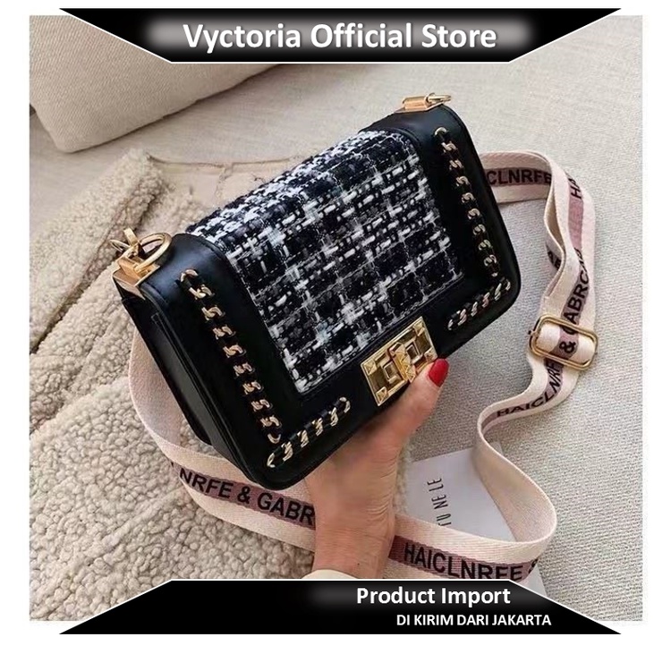 (COD) Vyctoria VOS505521 Tas Selempang Wanita  Multifungsi Import Promo JT505521 505521