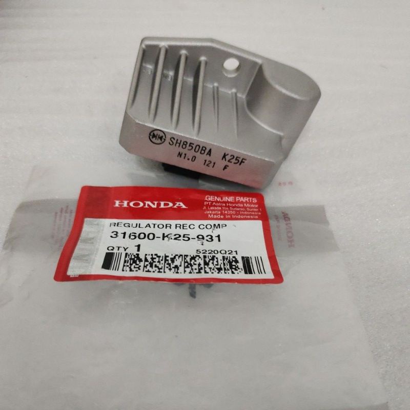 Regulator Kiprok Honda Beat FI Old Scoopy Fi 2012-2014 - Revo fi - Mega pro ORIGINAL 31600-K25-931