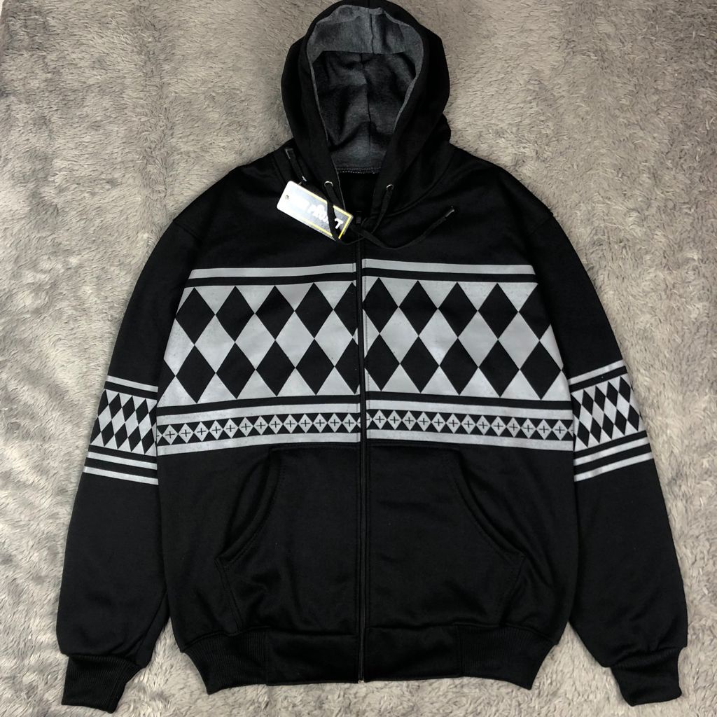 Jaket Hoodie Risleting Tokyo Revengers Draken Jaket Toman