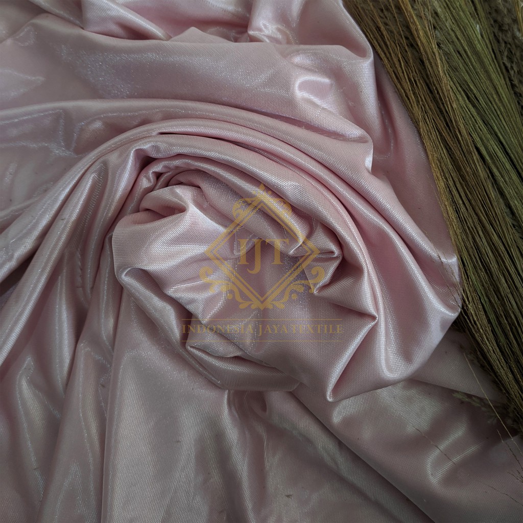 (HARGA PER METER) KAIN DEKORASI, FILAMIN, ABUTAI, KAIN DEKOR, HAIKIT, HYGET (WARNA 1)-Rosegold