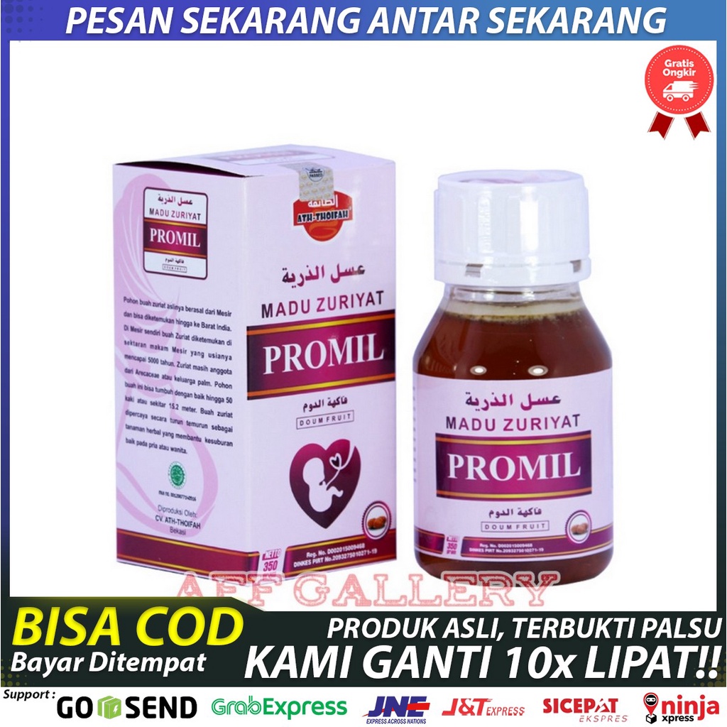

Madu Zuriyat Promil - Madu Herbal Kesuburan - Herbal Pelancar Peredaran Darah - Herbal Penangkat Radikal Bebas