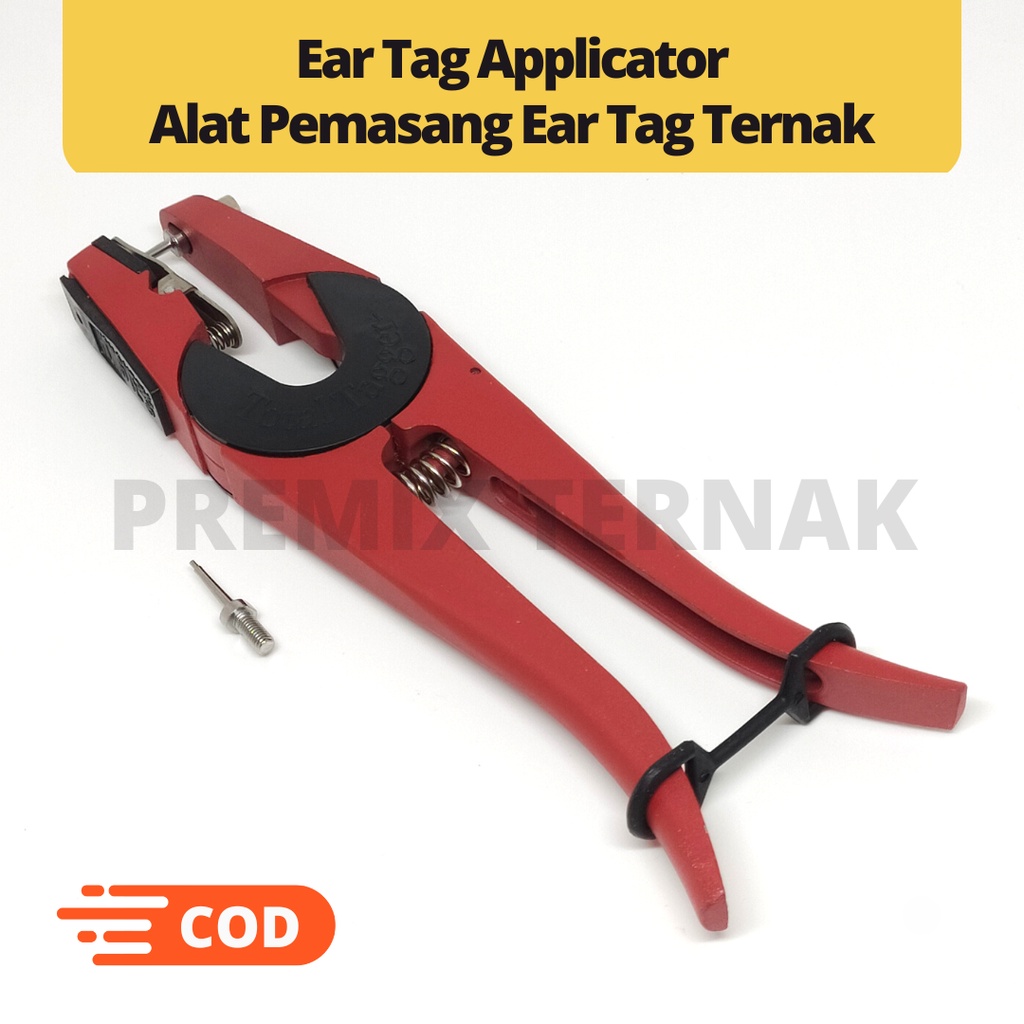 Tang Aplikator Ear Tag Merah &amp; Hijau | Aplikator Ear Tag Pemasang Ear Tag Hewan