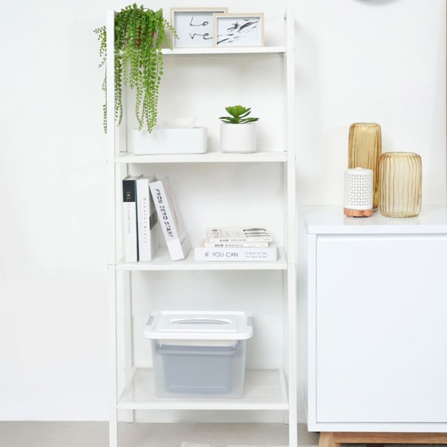 Rak bunga  4 susun tingkat besi dapur kantor LRBG tanaman minimalis warna putih hitam ruang tamu ser