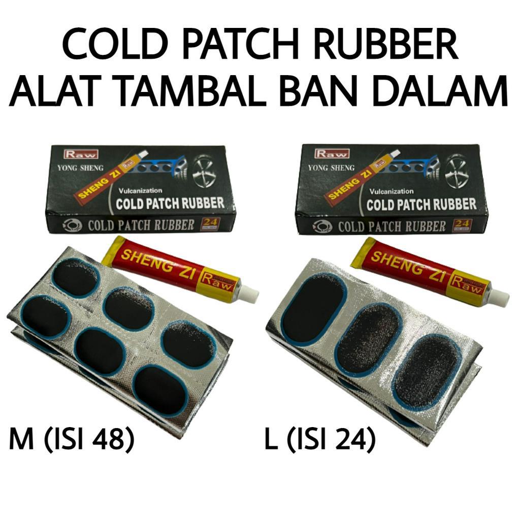 Cold Patch Rubber Alat Tambal Ban Dalam Sepeda Motor DLL Tiptop Penambal Semua Jenis Ban Dalam