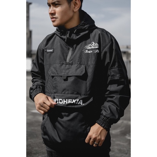 SALVIOHEXIA Jaket Cougle Mountain Jaket Parasut Jaket Outdoor Jaket Sport Jaket Waterpoof Jaket Pria Jaket Salvio Hexia