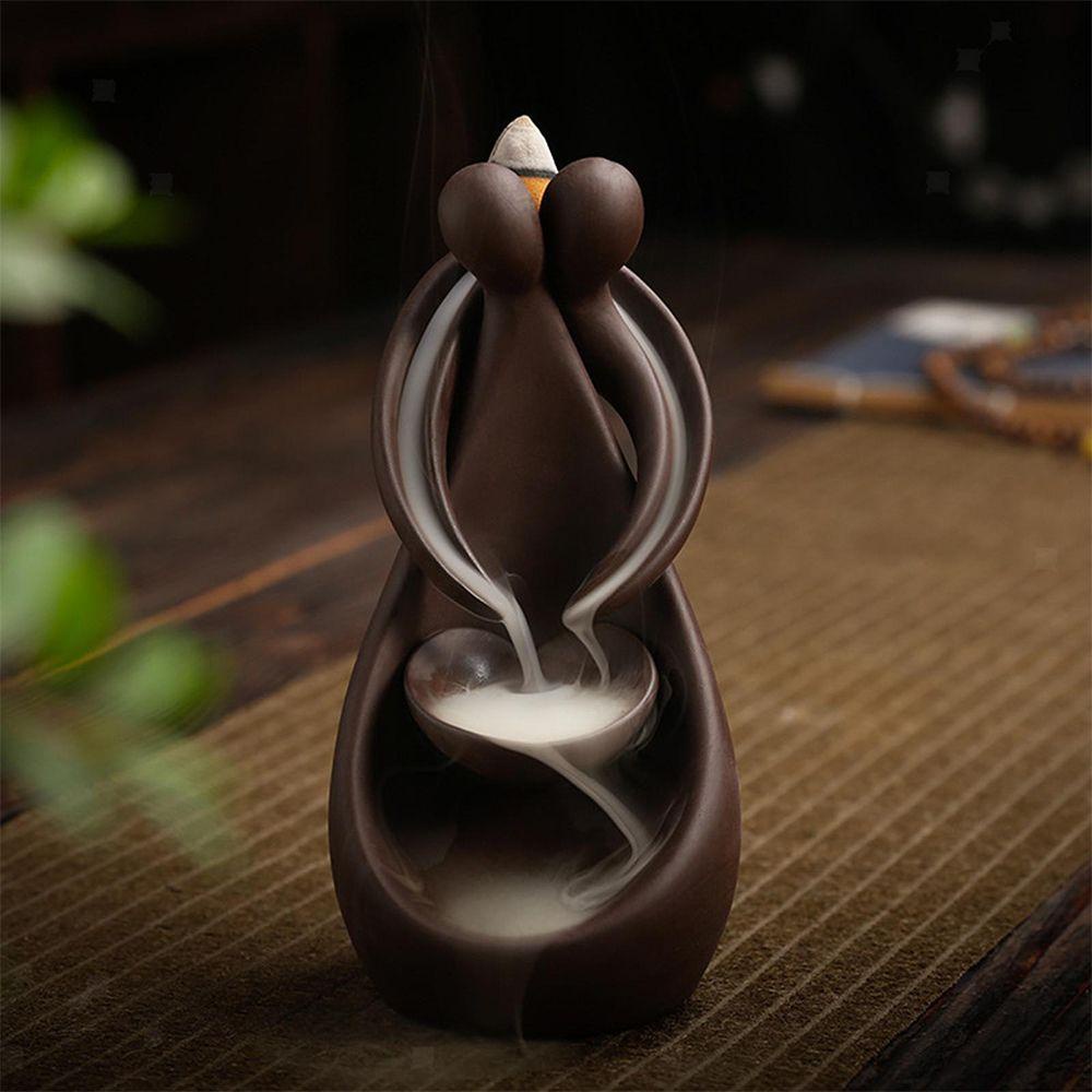 Solighter Incense Burner Kerajinan Tangan Dekorasi Rumah Keramik Tungku Aromaterapi