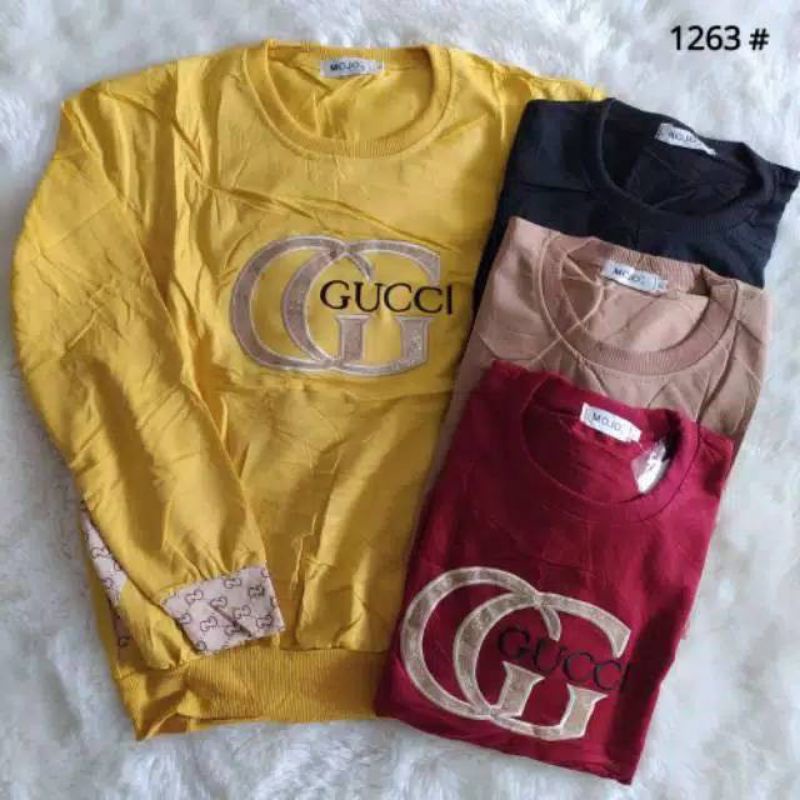 Atasan Kaos Import Bordir Gucci Blink Premium Mojo Cantik