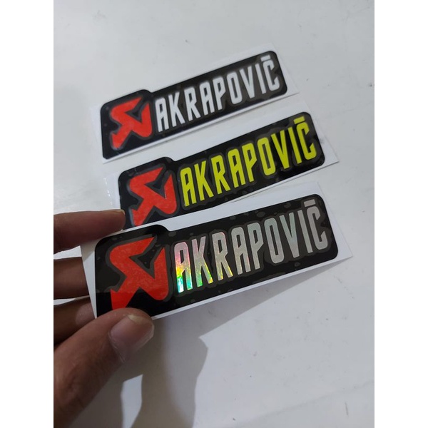 STICKER AKRAPOVIC CUTTING