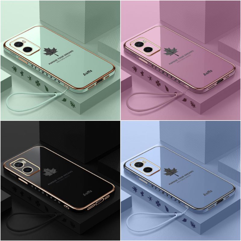 Maple Leaf Case OPPO A36 A76 A96 4G OPPOA76 OPPOA96 Softcase Silicone Casing HP