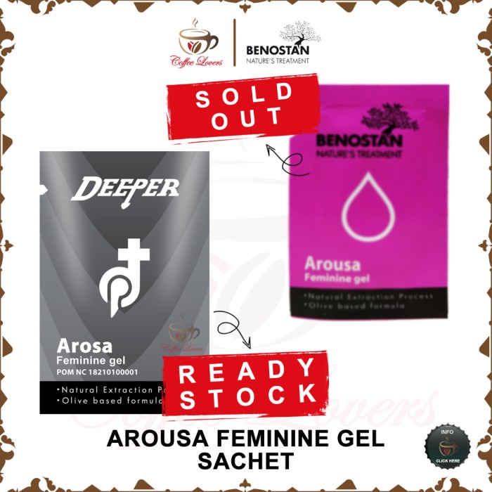 BENOSTAN AROUSA FEMININE GEL 1 SACHET MURAH MERIAH