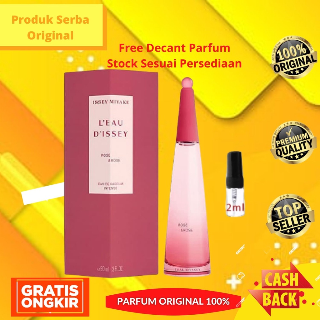 Parfum Parfume Perfume Perawatan Asli Original Perempuan Wanita Cewek Issey Miyake L'Eau Rose & Rose