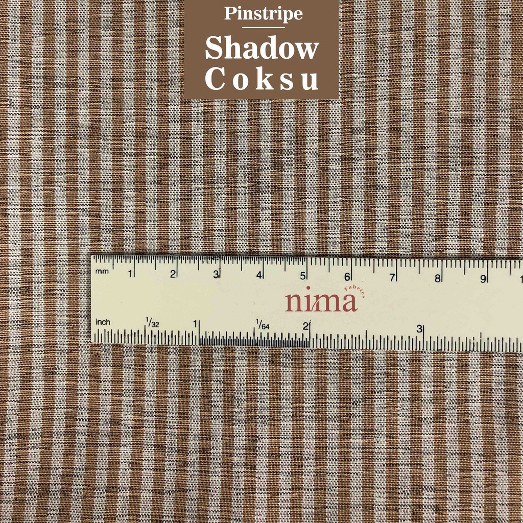 1/2 meter Kain Katun Jepang Salur Premium (lebar 150cm)