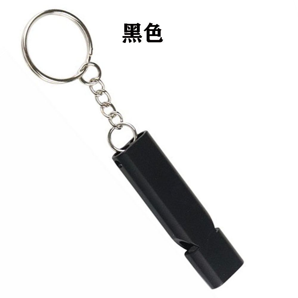 【COD Tangding】Outdoor Survival Whistle High Decibel Double Pipe Whistle Stainless Steel Alloy Keychain Cheerleading Emergency Multi Tool