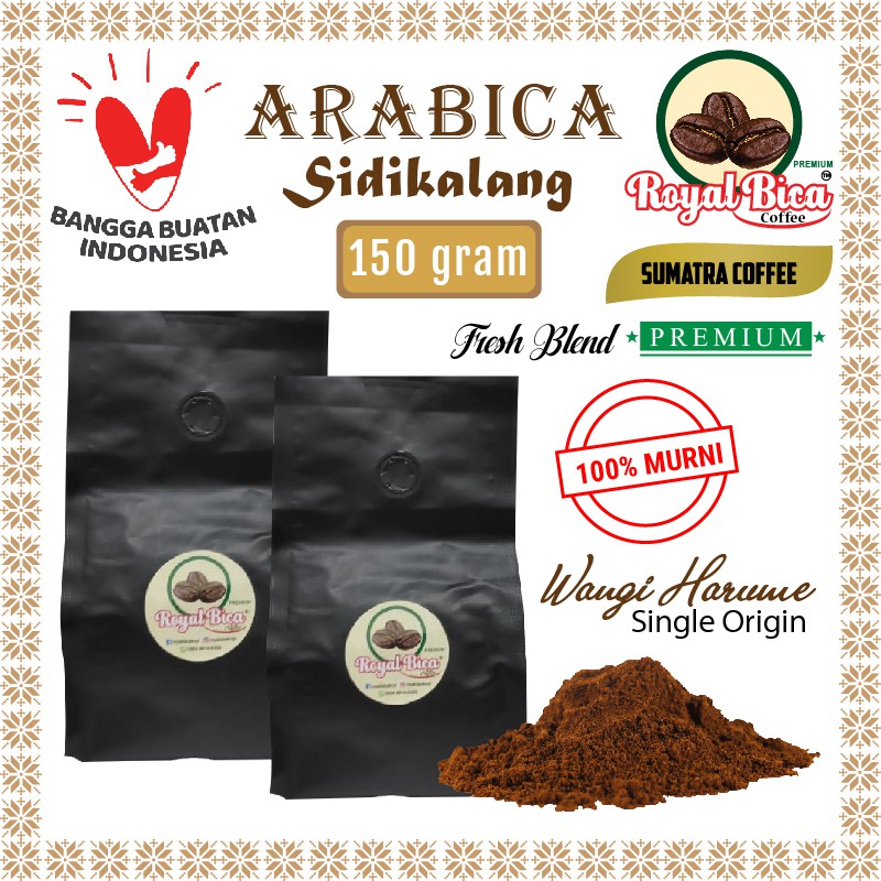 

Kopi Arabika Sidikalang 150 Gram ( Bubuk Kopi Premium )