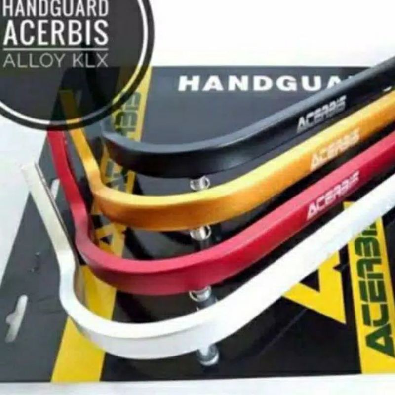 handguard proguard trail model tulang besi acerbis klx150 crf byson cb150r dll