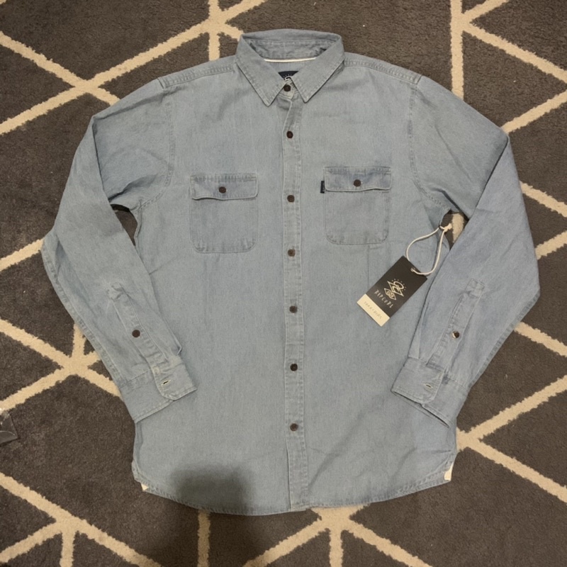 ripcurl baju kemeja lengan panjang denim jeans original 100% sale