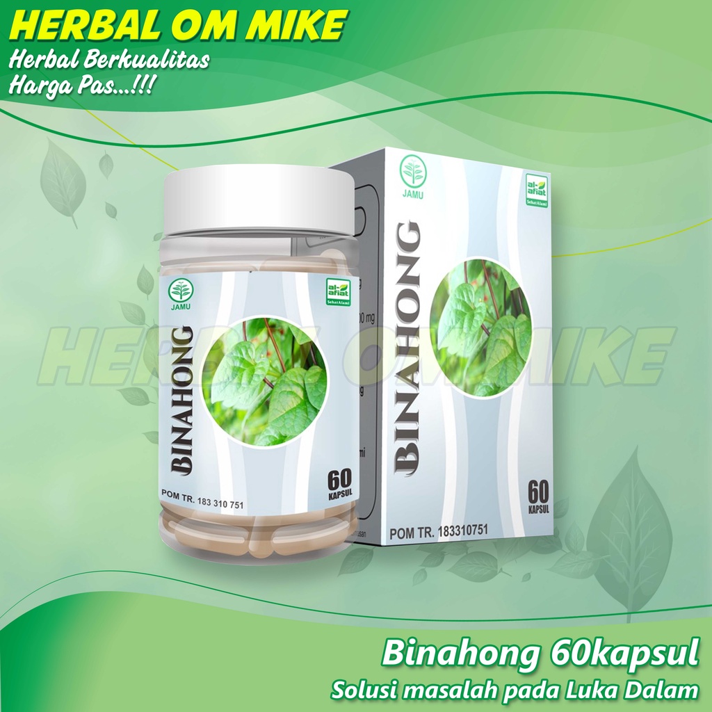 

Binahong 60kapsul Solusi masalah pada Luka Dalam