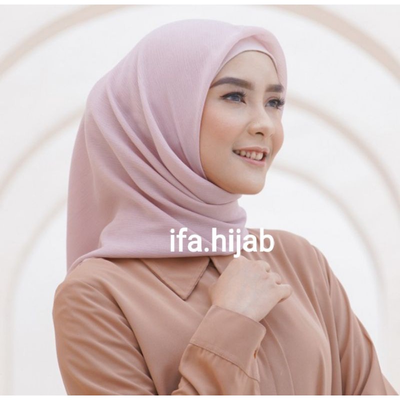 Hijab cornskin | Hijab segiempat - Nude
