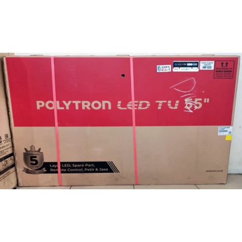 Unik Polytron 55in 4K Smart Android TV Soundbar Subwoofer Garansi 5 Tahun Bandung Antapani DSK Disko