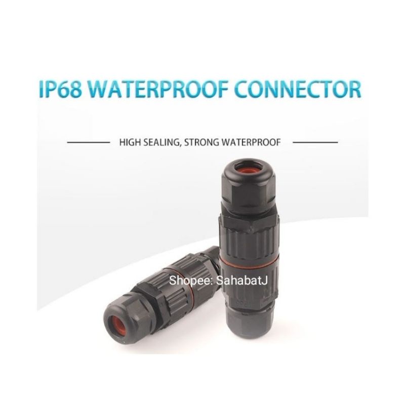 Sambungan Kabel IP68 Waterproof Wire Connector Konektor Kabel CDF-200/3 Anti Air Tahan Air