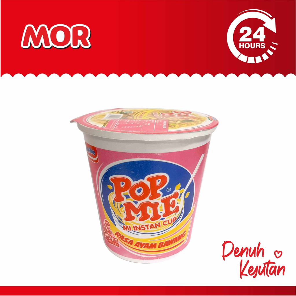 

POP MIE Instan Cup Rasa Ayam Bawang 75 gr