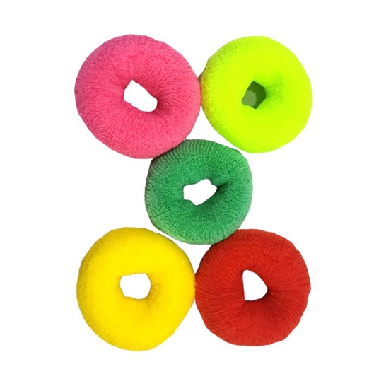 TALI RAMBUT DONAT JUMBO WARNA 1PCS