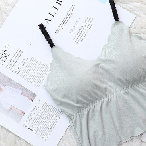 ♕ Tmall ♕ TM-096 TANKTOP BRA 2021 WITH CUP BH SINGLET WANITA IMPORT ATASAN WANITA TERBARU-3