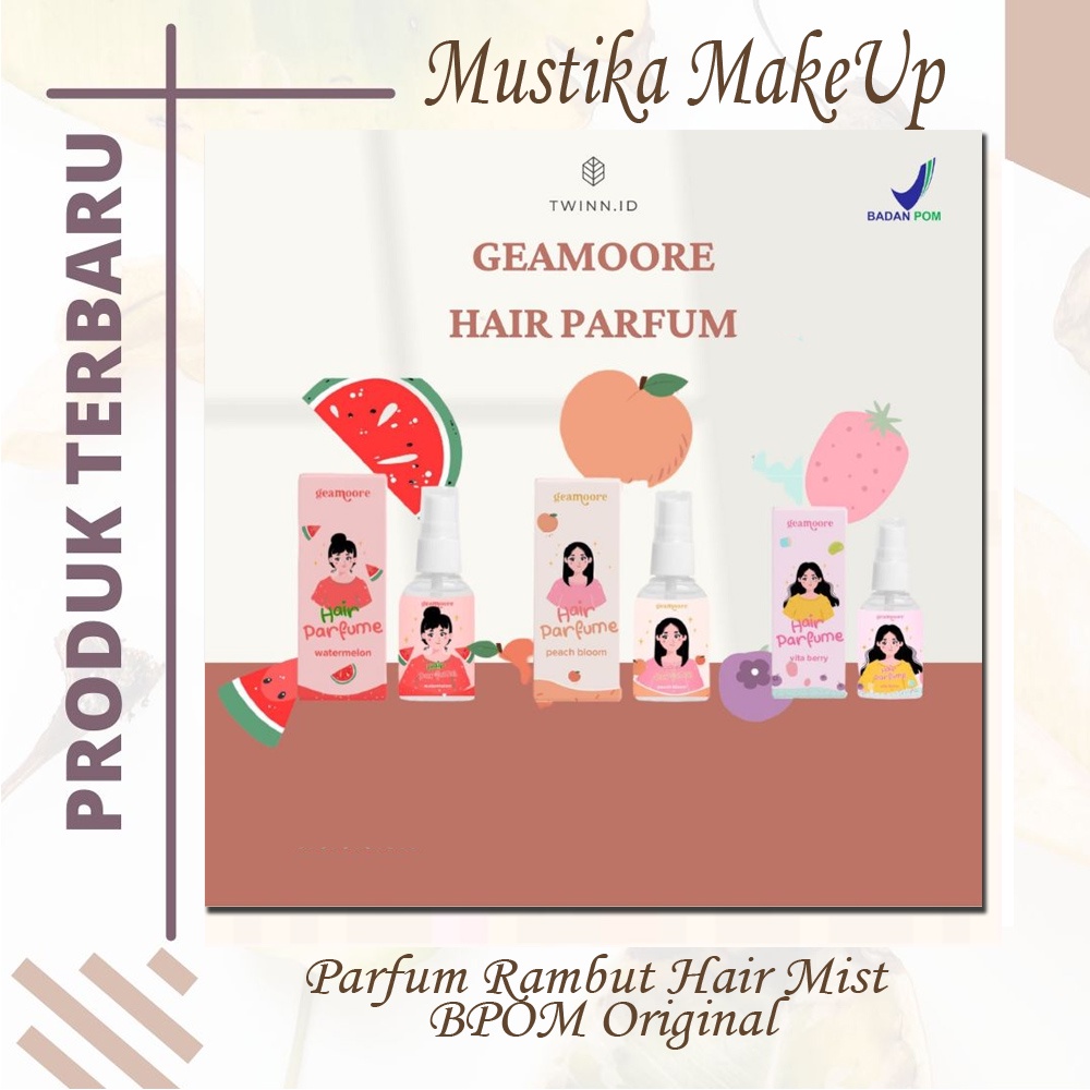 GEAMOORE HAIR PERFUME - PARFUM RAMBUT HAIR MIST BPOM ORIGINAL