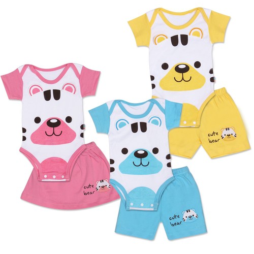 Kiddy Baju Set Bayi Setelan Jumper Bayi