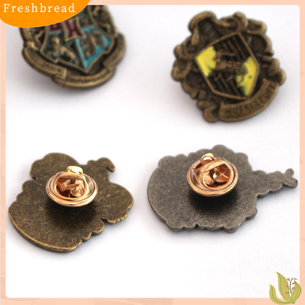 Terlaris 5Pcs Brooch Cartoons Mini Harry Potter Brooch Lapel Pins for Student