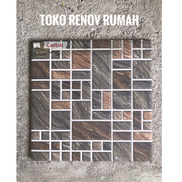 keramik kasar 40x40/ keramik lantai kamar mandi/ keramik garasi/ keramik teras/ keramik lantai kasar