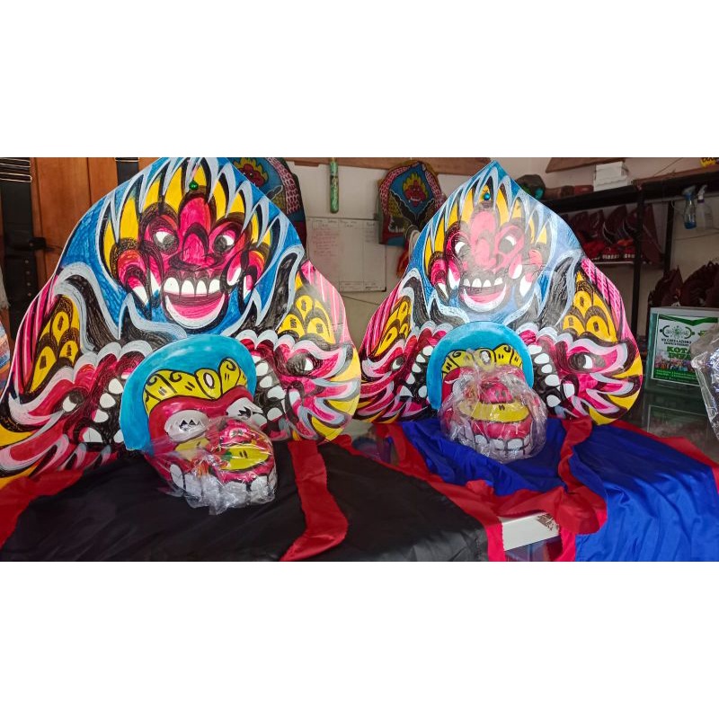 Caplokan anak + kemul panjang/ Barongan murah, Caplokan spon murah/Caplokan anak murah/Caplokan gabu