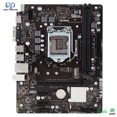 BIOSTAR H410MH Intel H410 LGA1200 DDR4 Micro ATX Motherboard