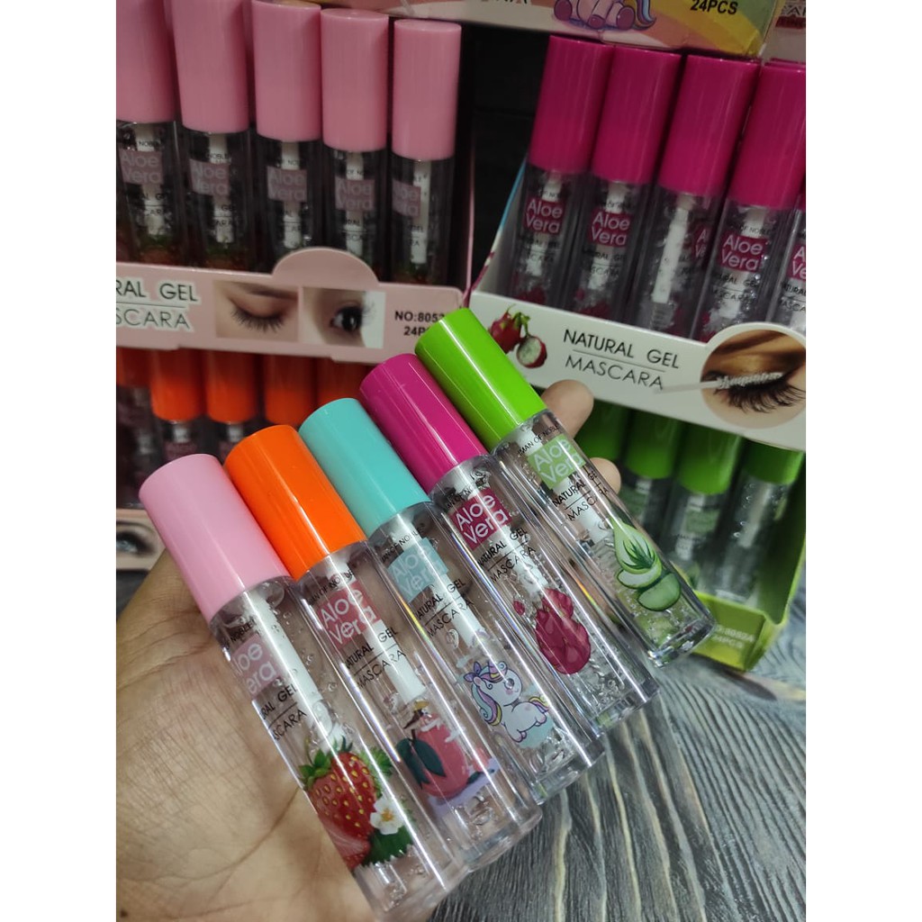 (5 PCS ) IMAN OF NOBLE  SERUM/ MASCARA  NATURAL GEL  PENEBAL DAN PEMANGJANG