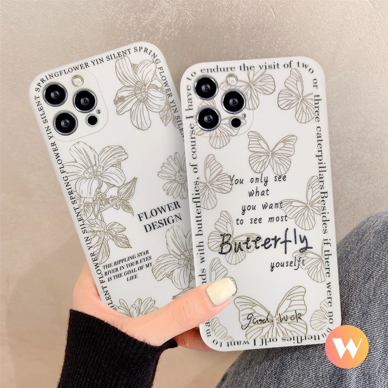 Soft Case TPU Motif Bunga Kupu-Kupu Untuk Realme C21Y C11 C25Y C25 C12 C31 C25S C20 C35 C21 8 8Pro C21 C3 5i 6i 7i 6 5 7 7 7 7 7 Butterfly