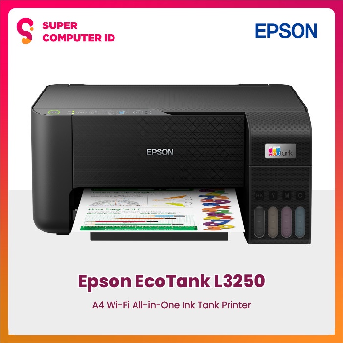 Jual PRINTER EPSON L3250 Printer All In One WiFi Wireless Ori Resmi ...