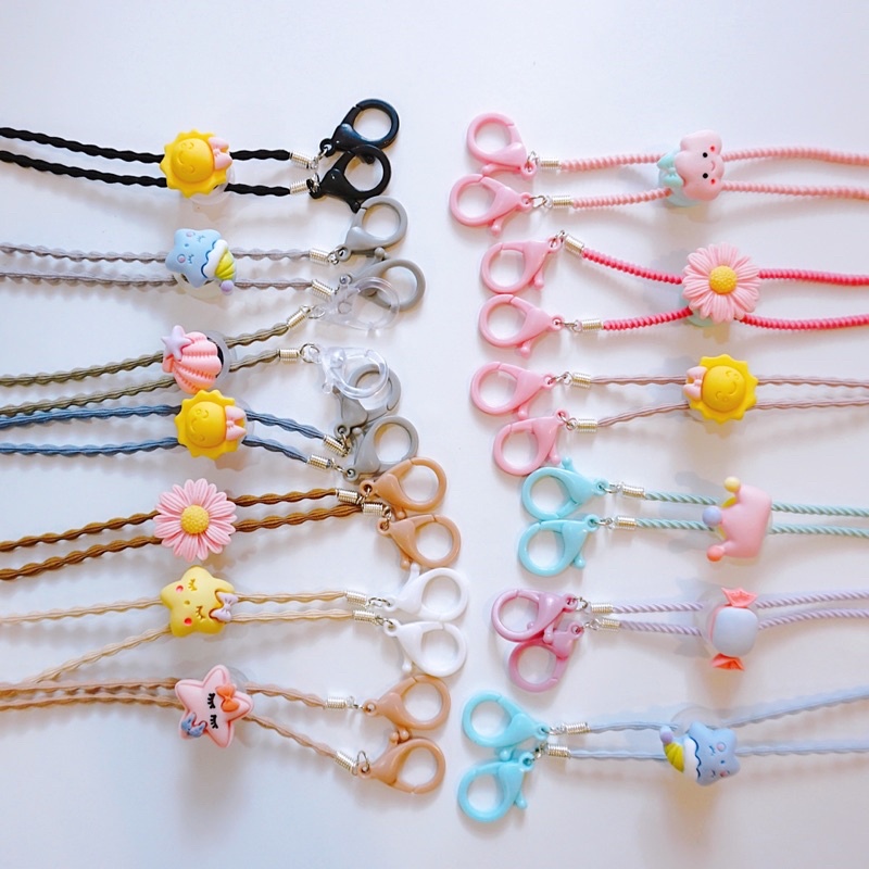 STRAP PENGAIT MASKER SERUT CLAY CHARM (DEWASA)