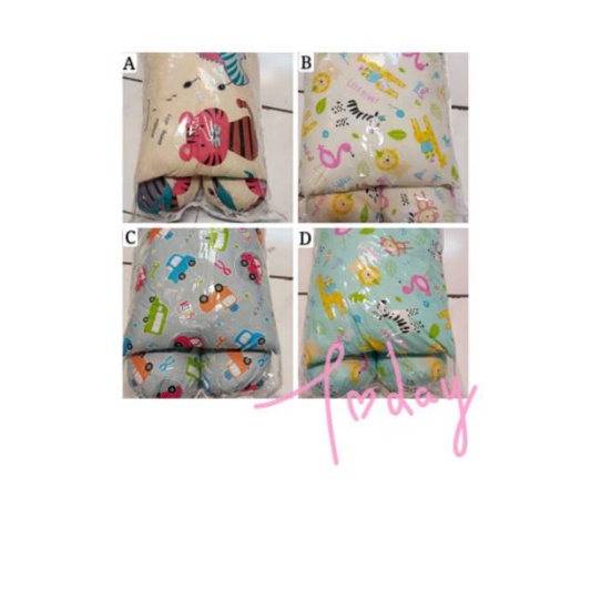 Bantal cembung guling bayi set 40cm sarung bisa dilepas katun halus Dakron / Bantal guling