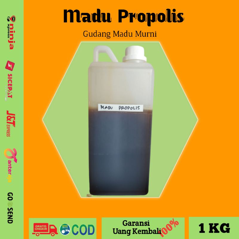 

Madu Hutan Asli 1kg Propolis Super Madu Murni Asli Tanpa Campuran Madu Hutan Liar
