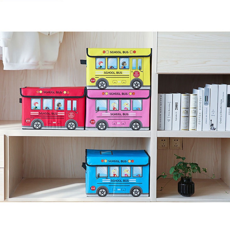 Toy Box Car Bus Storage Box Kotak Mainan Anak Souvenir Ulang Tahun Tempat Mainan Storage Bus Kado