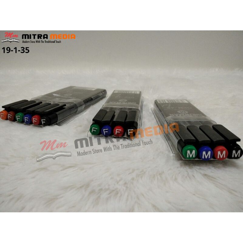 

PEN OHP F DAN M PERMANEN SATU SET WARNA WARNI