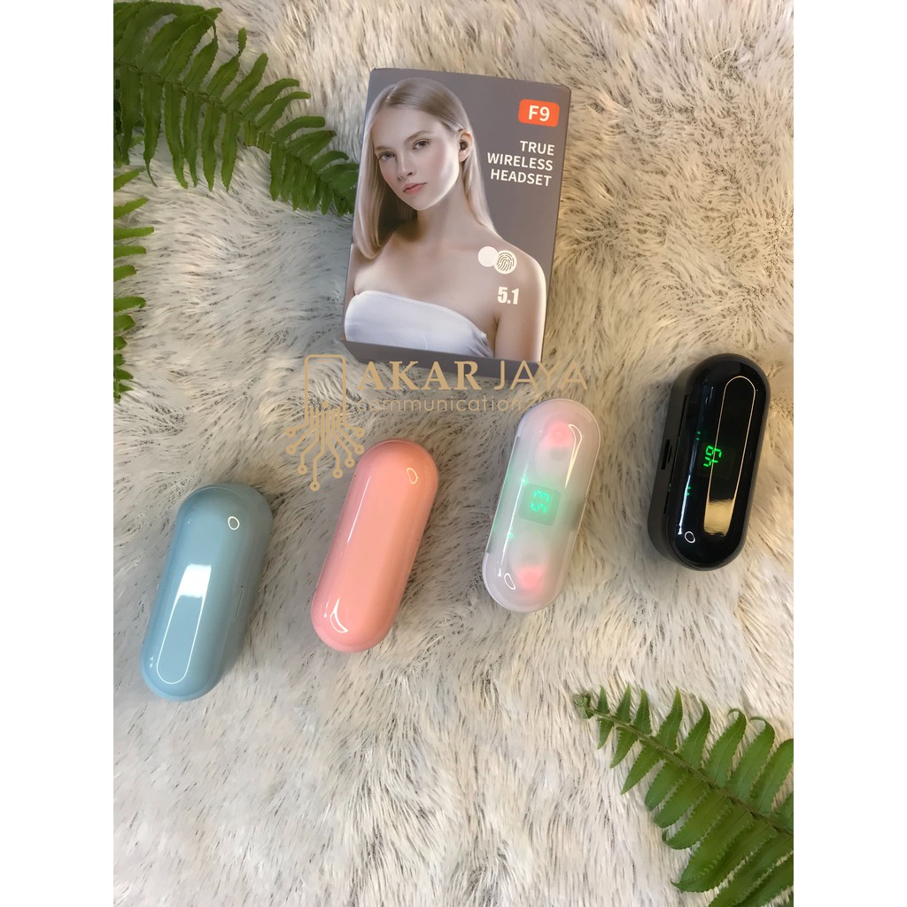 Earbuds Bluetooth 5.0 TWS F9 Earphone Wireless Touch LED Display Headset Handsfree-4