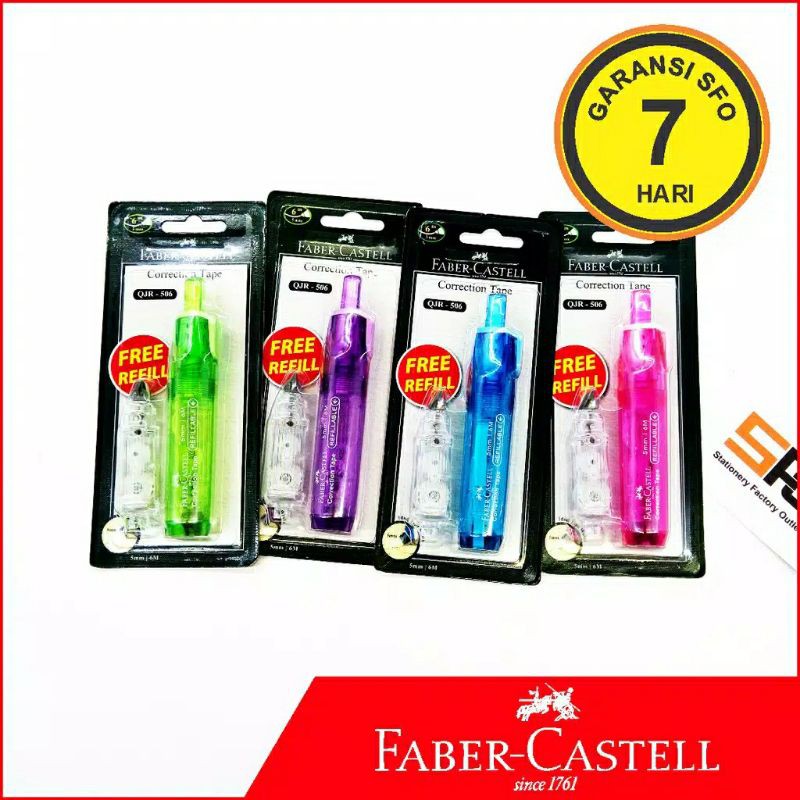 

Fabercastell Correction tape QJR-506 / QAR-506 (Bonus refill) panjang