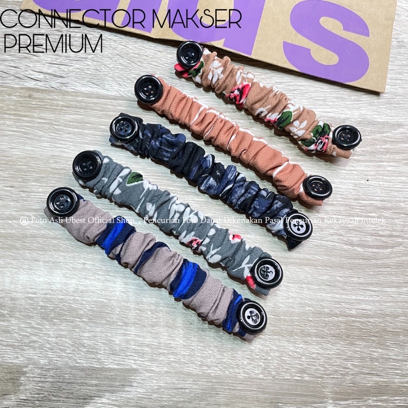 Konektor Masker Hijab / Connector Masker Hijab / Pengait mansker hijab / strap masker Hijab Premium mw