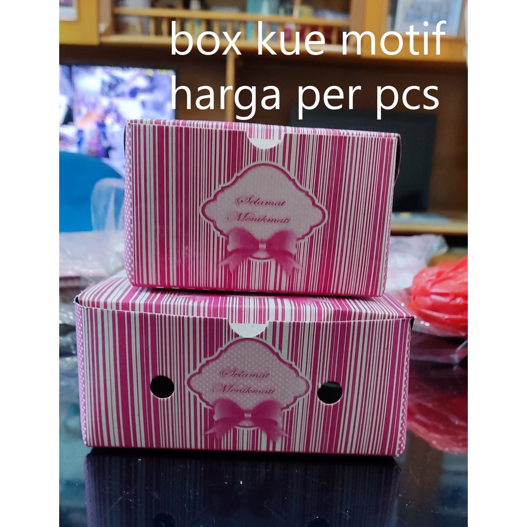 Box Kotak Snack Kotak Kue Dus Snack Motif