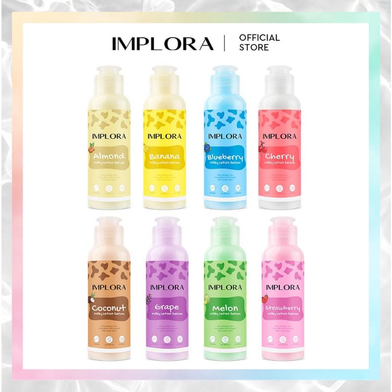 IMPLORA Series Milky Lotion Serum 100ml