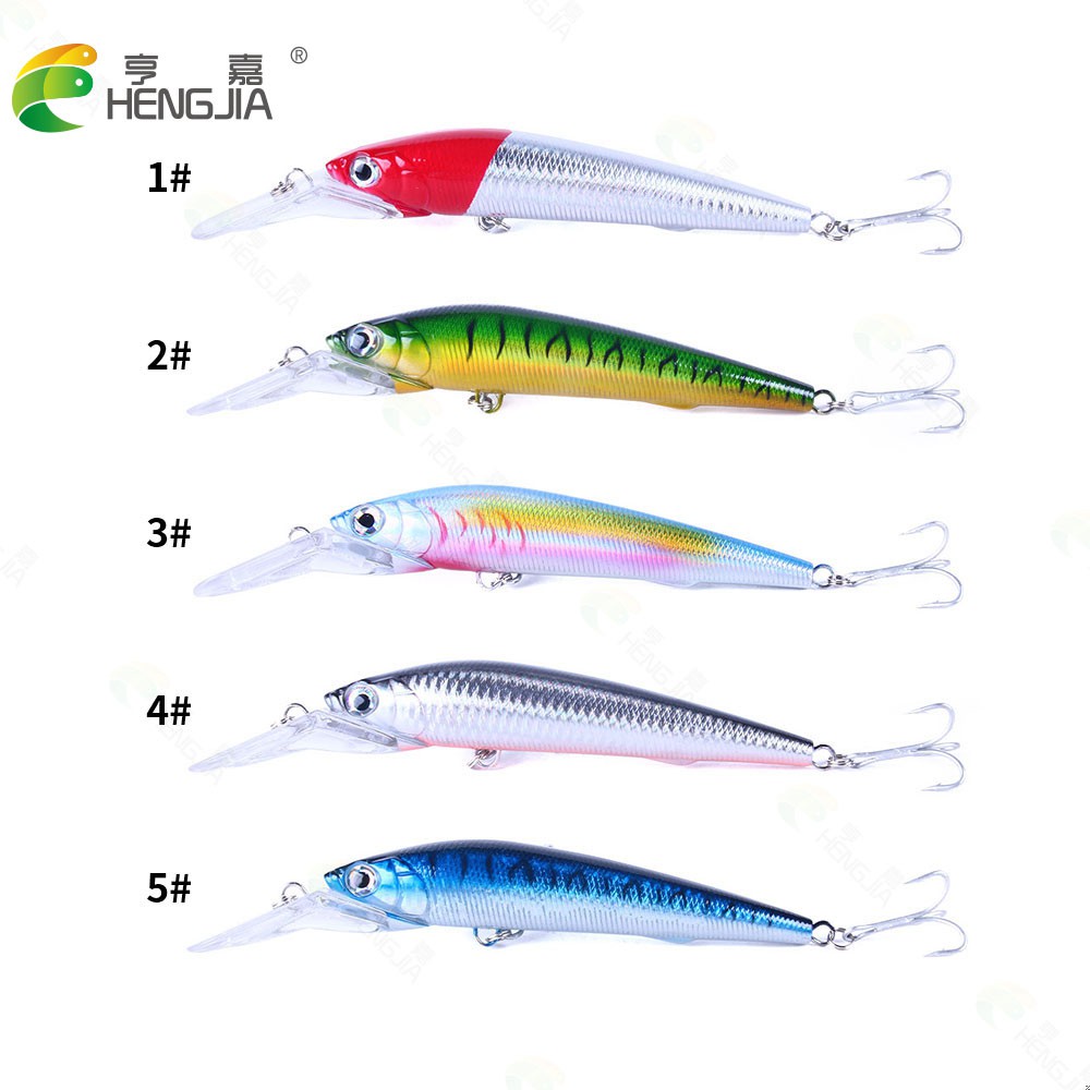 HENGJIA 1Pcs New Floating Minnow Umpan Pancing 180mm 41g Swimbait Fishing Lure Bass Wobbler Ikan Kecil Kail Memancing Kait