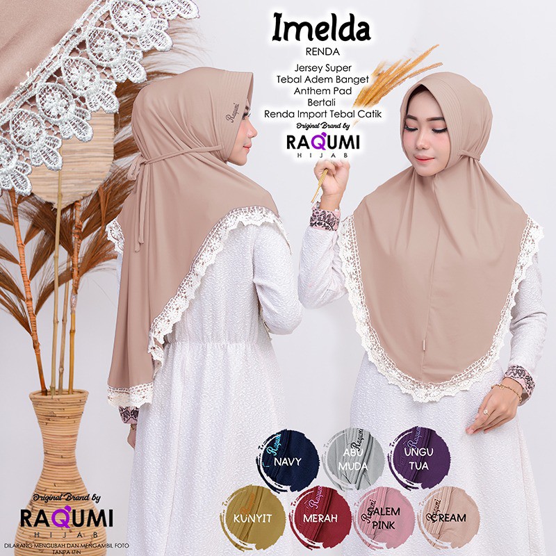 JILBAB INSTANT IMELDA ORI AHFILL / FARRAH ARJUNA HIJAB