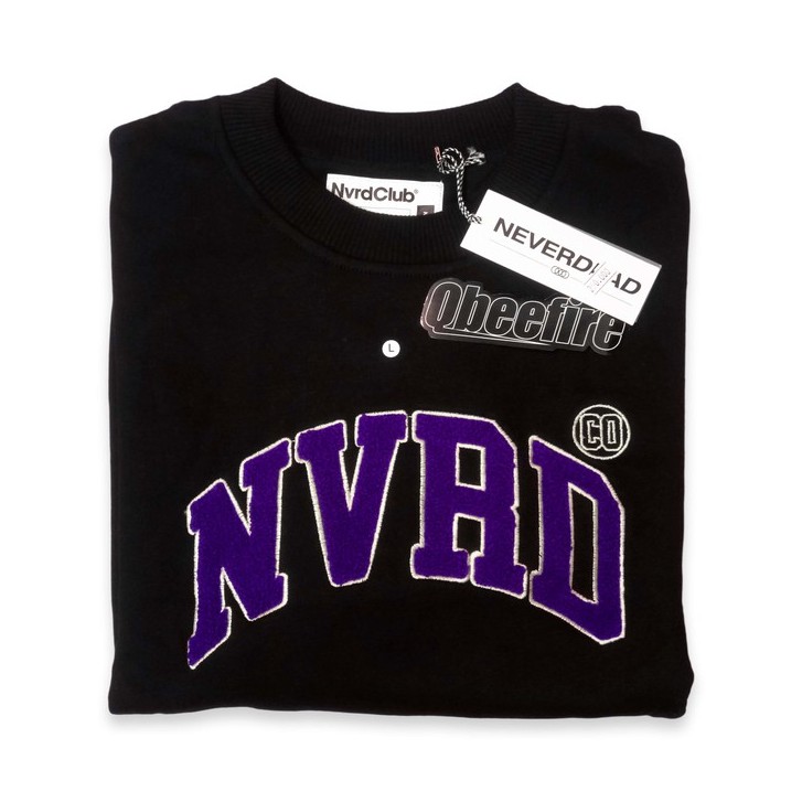 SWEATER / CREWNECK NEVERDEAD PURPLE BLACK